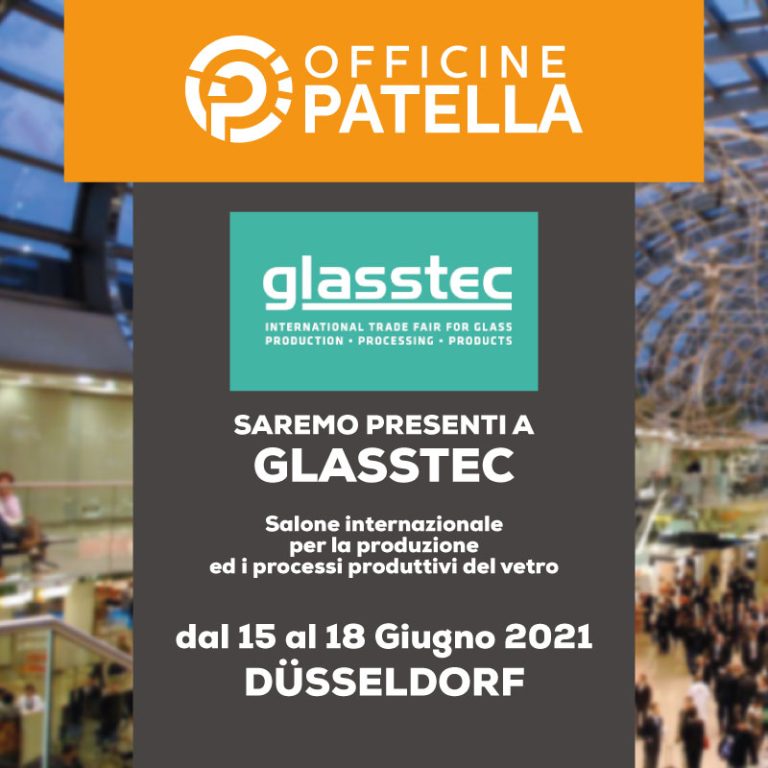 Saremo presenti al GLASSTEC
